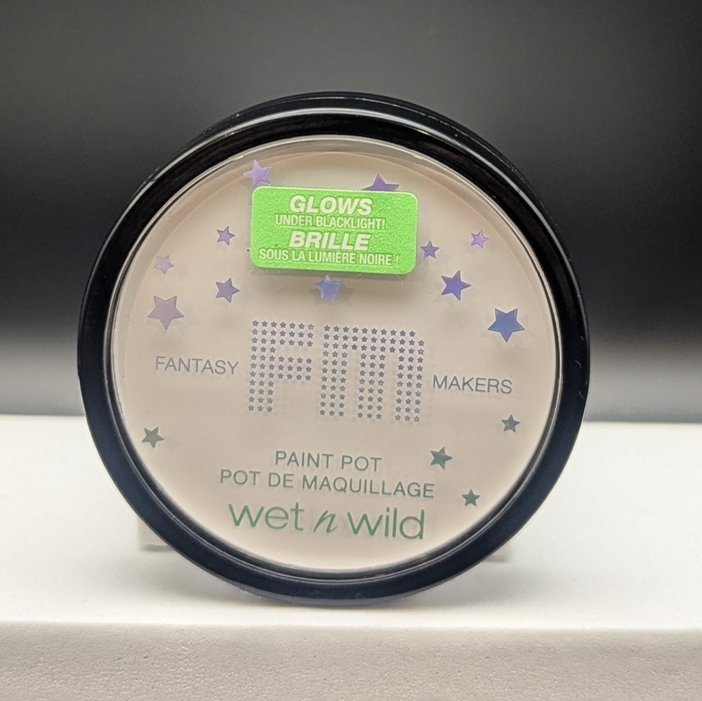 Wet n Wild Fantasy Makers Paint Pot in UV White NIP/Sealed Glows in Blacklight